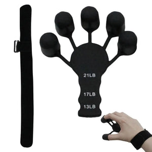 Exercise equipment for hand strengthening: finger strengthener, grip strengthener, and finger extensor specifically designed for wrist and hand.