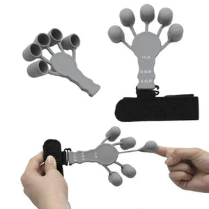 Exercise equipment for hand strengthening: finger strengthener, grip strengthener, and finger extensor specifically designed for wrist and hand.
