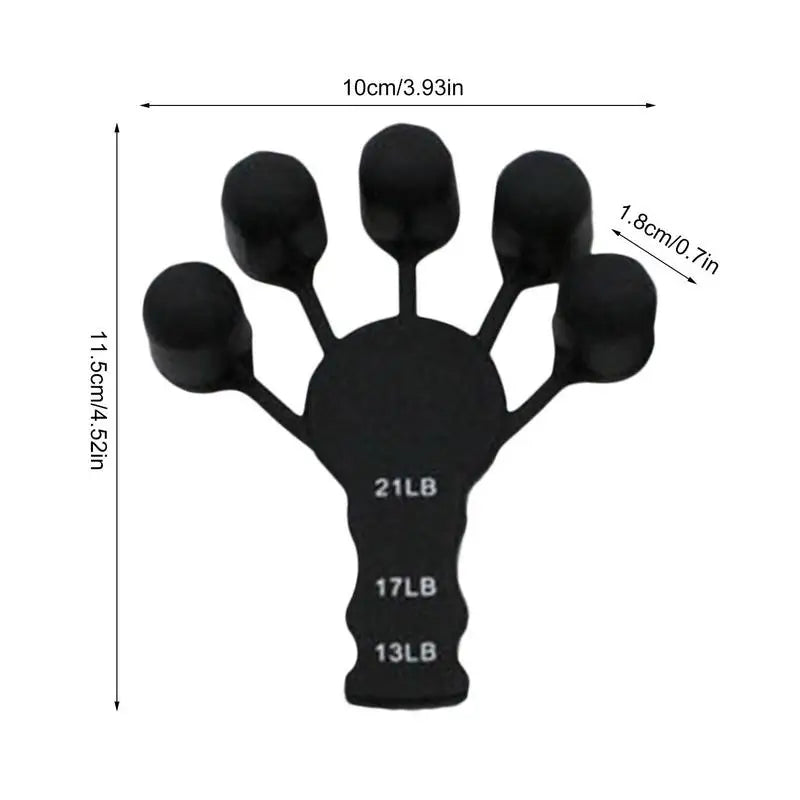 Exercise equipment for hand strengthening: finger strengthener, grip strengthener, and finger extensor specifically designed for wrist and hand.