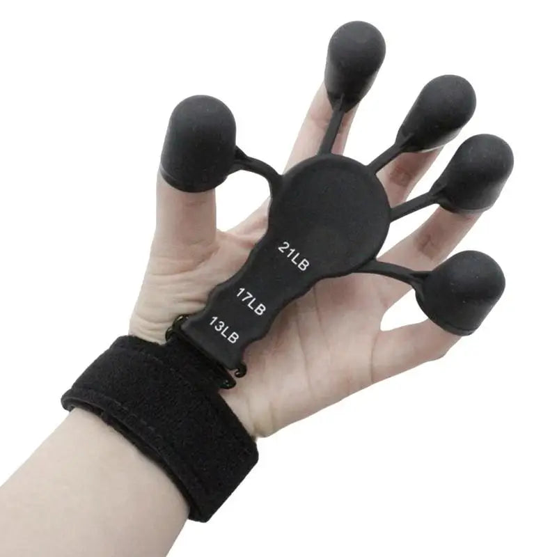 Exercise equipment for hand strengthening: finger strengthener, grip strengthener, and finger extensor specifically designed for wrist and hand.