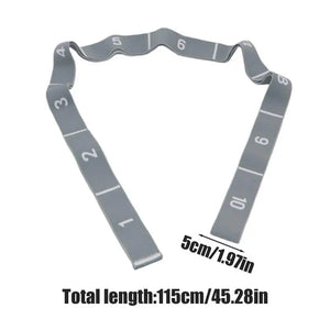 Multi-Loop Resistance Band for Leg Stretching - Great for Pilates, Yoga, Dance, and Gymnastics Workouts